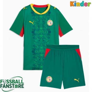 Senegal Replik Auswärtstrikot Kinder WM 2026 Kurzarm (+ Kurze Hosen)